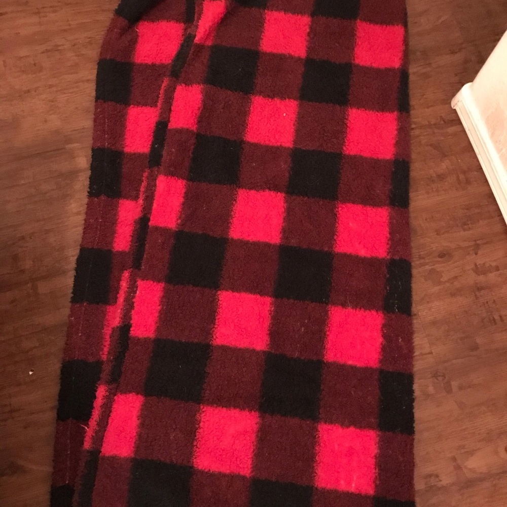 American eagle sherpa flannel blanket